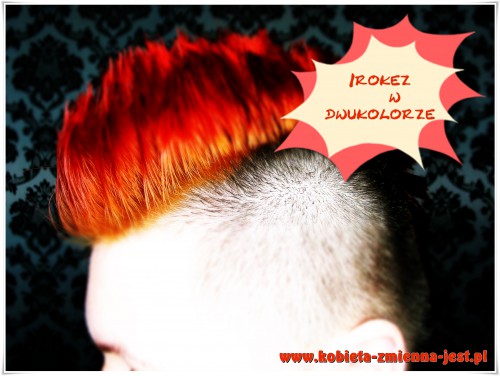 damski irokez pomysł na irokez rudy irokez