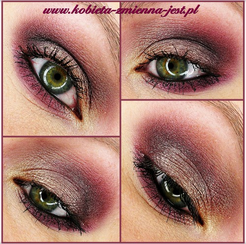 Królewskie Złoto makijaż blog sleek vintage romance make up