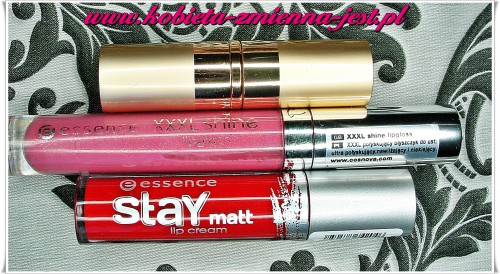 ulubieńcy roku 2013 pomadka błyszczyk szminka