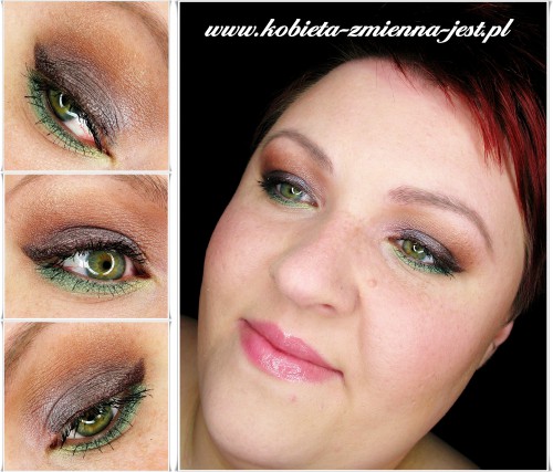 makijaż sleek garden of eden blog make up