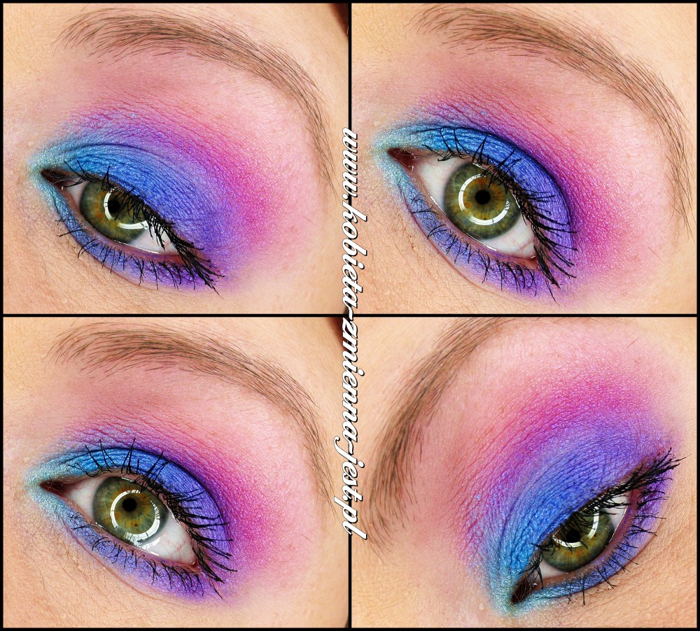 TECHNIC Electric Beauty Bright makijaż make up blog fioletowy violet purple