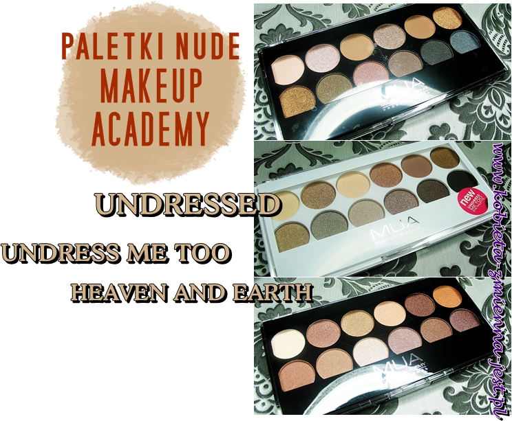 wszystkie palety Makeup Academy eyeshadow palette blog swatche real foto