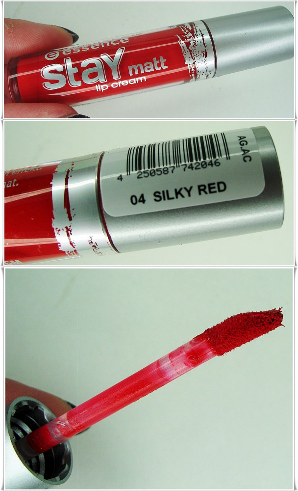 ESSENCE STAY MATT LIP CREAM 04 SILKY RED