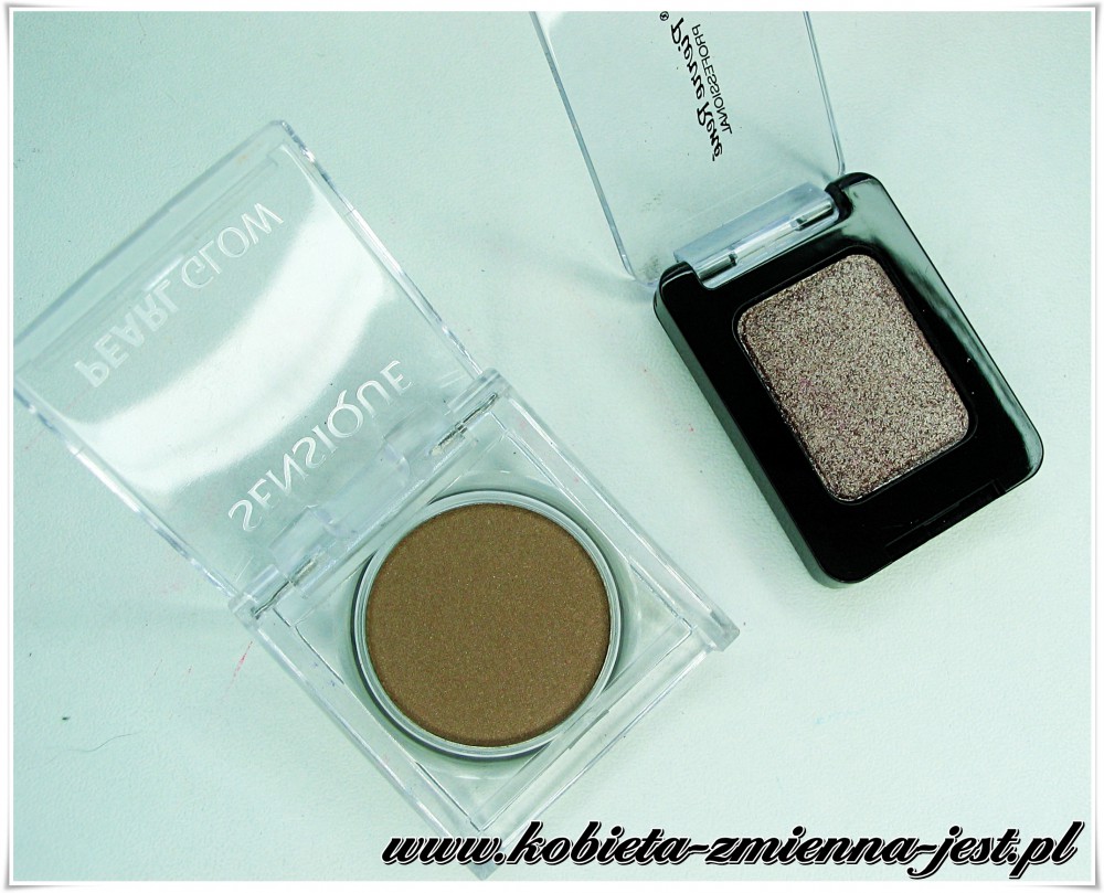 Sensique pearl glow 209 light brown pierre rene no 84 me me swatche blog makijaż real foto