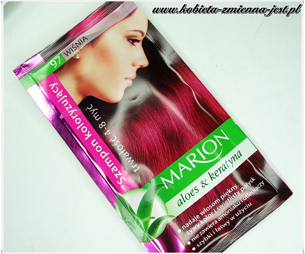 Szampon koloryzujący Marion 4-8 myć 97 Wiśnia