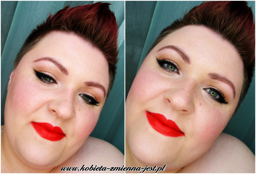 orange lips makijaż make up golden rose velvet matte 06 wieczorowy mocne usta trend 2014