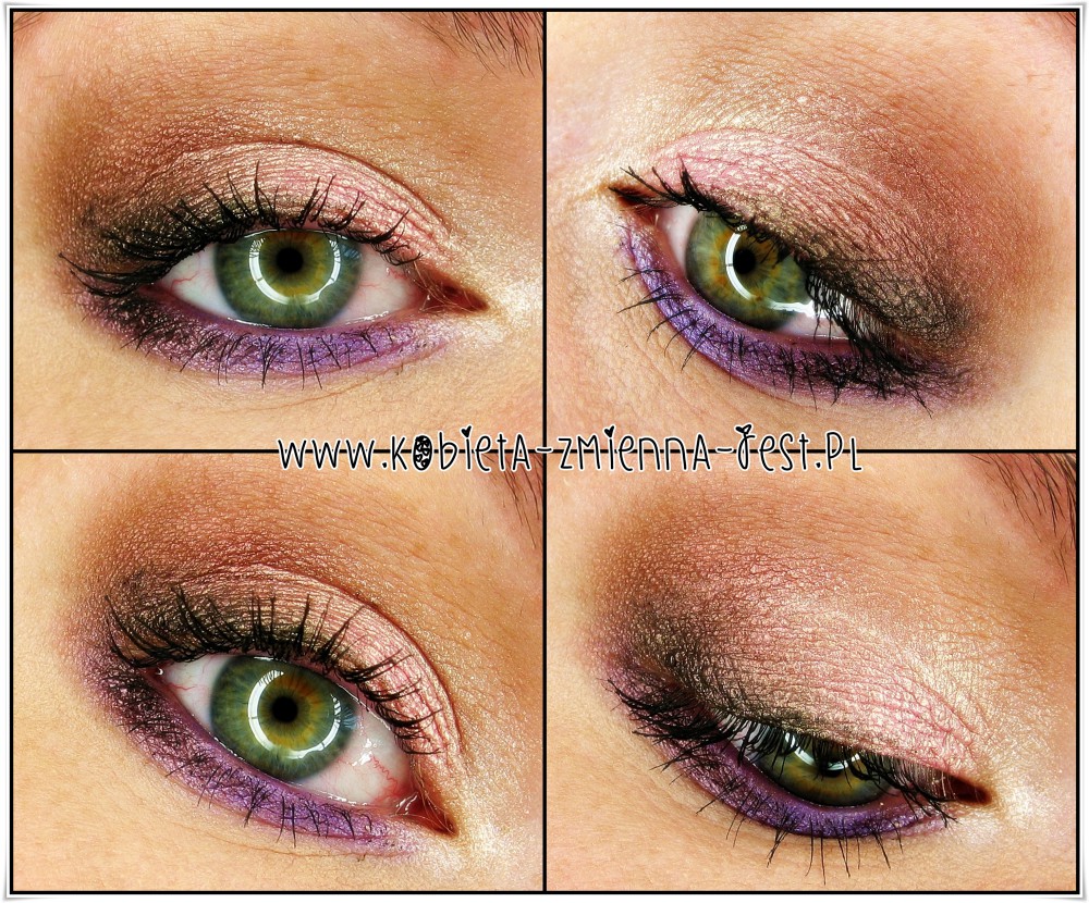 makijaż make up sleek storm the original neutral natural róż fiolet beż brąz naturalny blog eyes jak wykonać jak zrobić