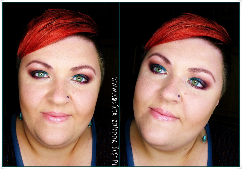 makijaż make up sleek vintage romance sleek Ultra Mattes V2 DARKS blog jak wykonać makijaż