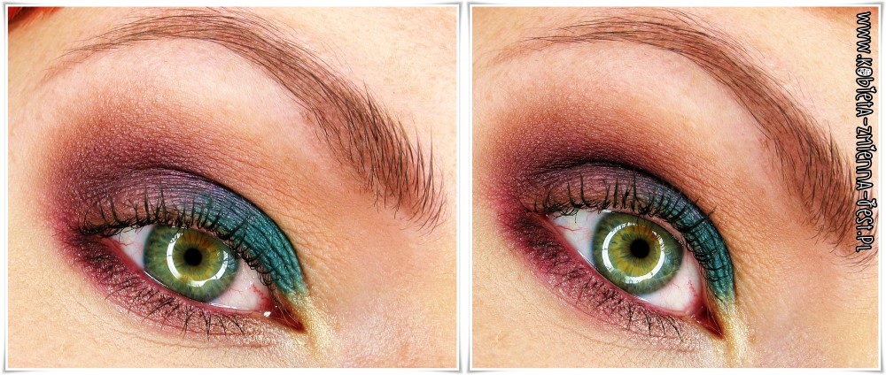 makijaż make up sleek vintage romance sleek Ultra Mattes V2 DARKS blog jak wykonać makijaż orbit