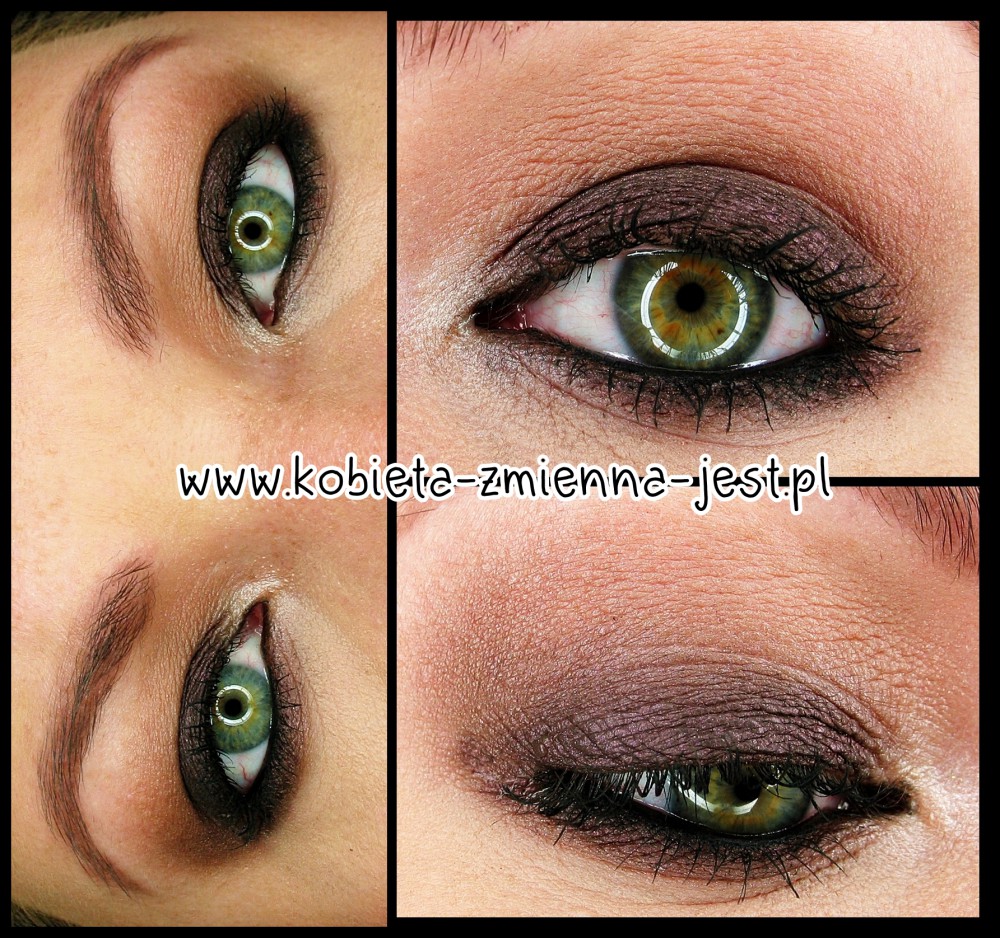 makijaż make up chocolate brown smokey eyes hean 892 835 aubergine blog poland eyes