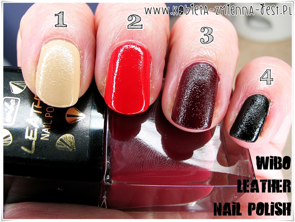 wibo leather nail polish wszystkie kolory czy warto 1 2 3 4 blog nowości wibo lakiery piaskowe