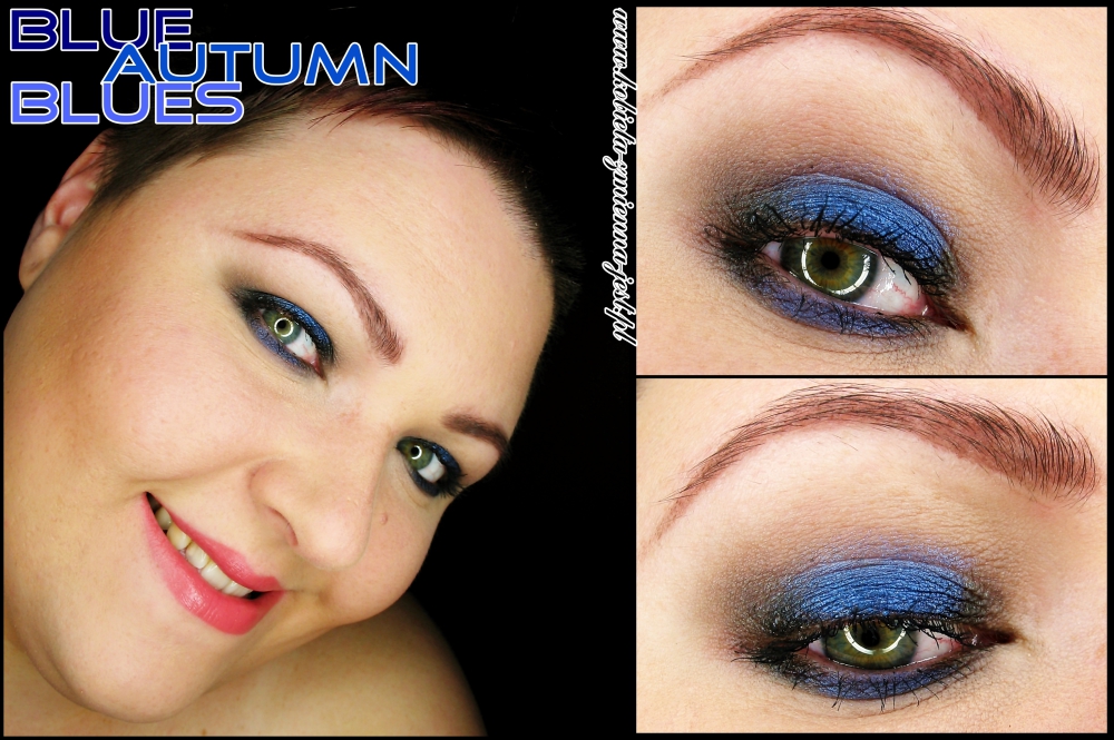 makijaż makeup inglot 159 fall in love blue fall 2014 blog