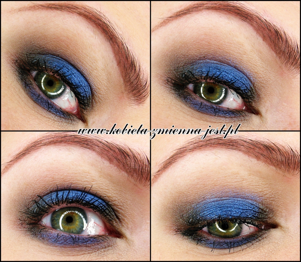 makijaż makeup inglot 159 fall in love blue fall 2014 blog eyes