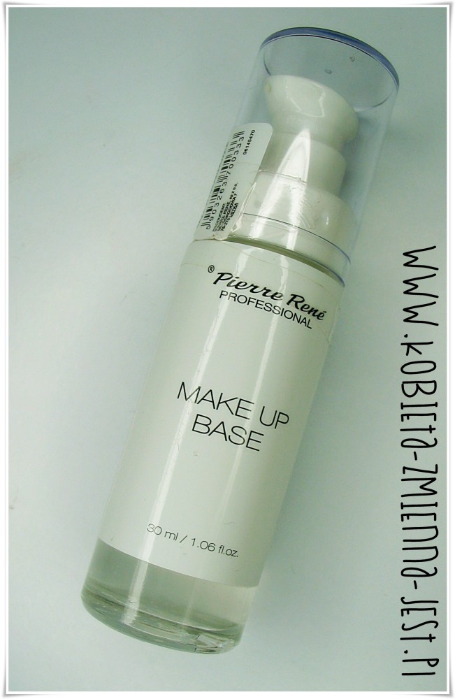 najlepsza baza pod makijaż 2014 roku blog KWC Pierre Rene Professional Make up Base