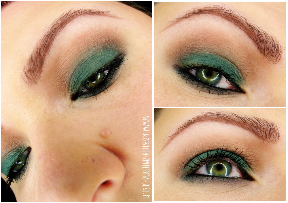 makijaż makeup kobo 119 smoky grey smokey matowe smokey zielone smokey eyes smokey green makeupblogger blog