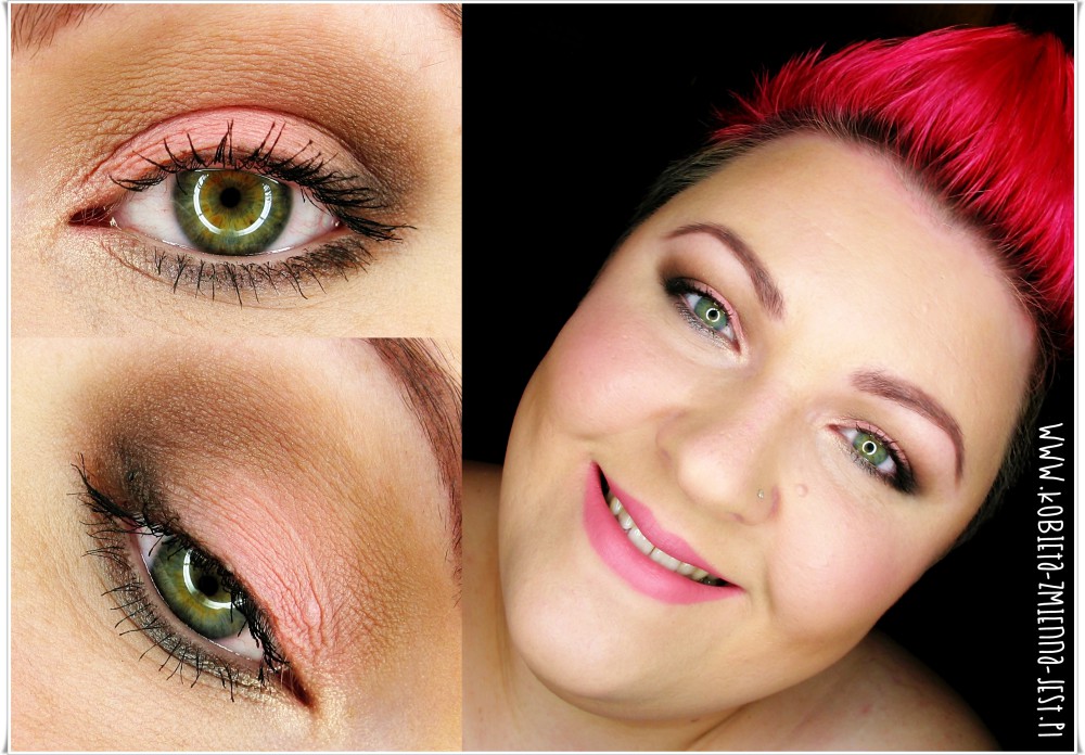 makijaż makeup sleek oh so special róż brąz grafit szarość makijaż dla zielonych oczu makijaż dzienny makeupblogger blog eyes face