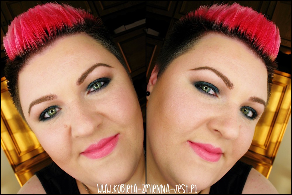 makeup revolution iconic pro 2 makijaż makeup granat elegancki klasyczny smokey eyes makeupblogger blog