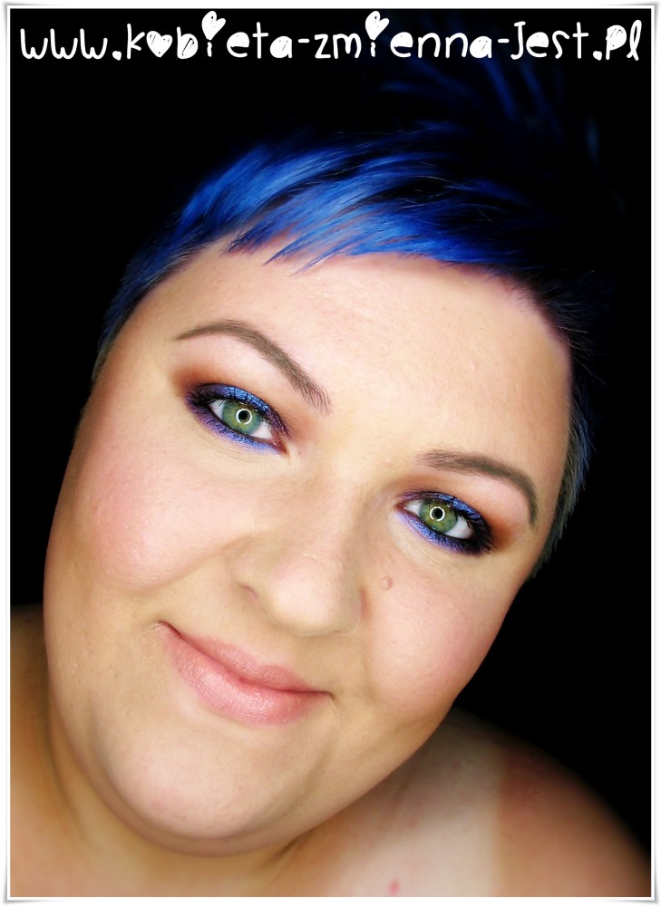 makijaż makeup burgund fiolet mac sketch kiko water eyeshadow 225 makeupblogger blog real foto eyes