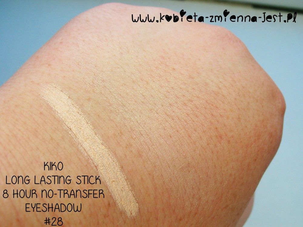 kiko long lasting stick 28 swatch blog real foto