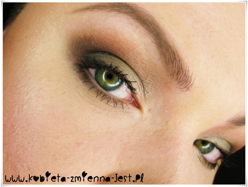 makijaż makeup makeupblogger inglot 500 inglot 471 zgniłe zielenie khaki real foto