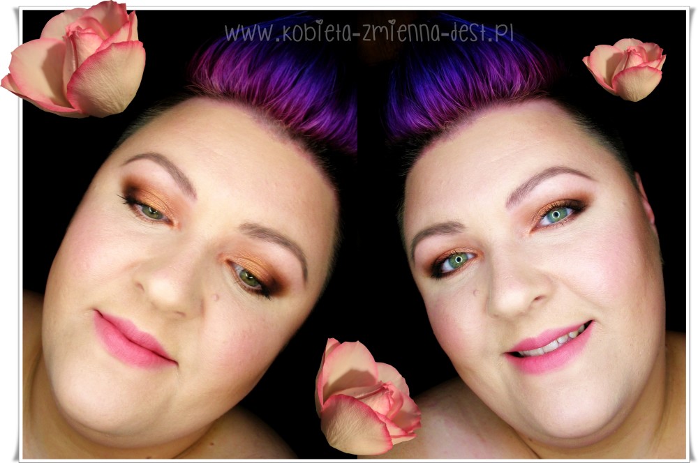 step by step makijaż makeup blog zoeva rose golden zoeva cocoa blend face