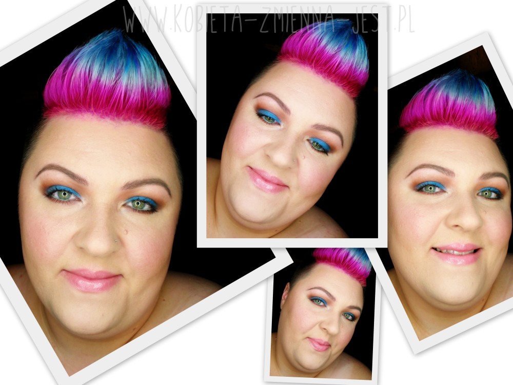 Blue blues makeup makijaż inglot 371 inglot 159 makeup blue blog makeupblogger blue eyeshadow