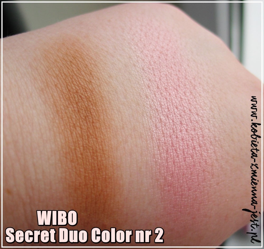wibo secret duo color nr 2 swatche