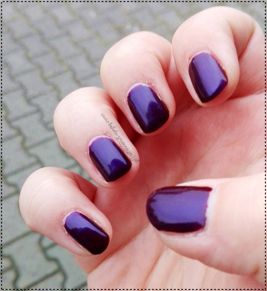 Life Nail Lacquer Trendy Colour 83 najlepszy lakier drogeryjny real foto efekt po tygodniu noszenia