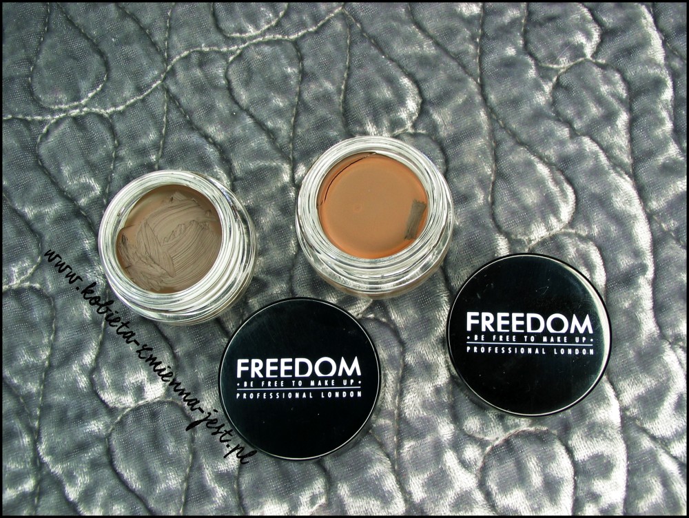 Freedom Makeup Eyebrow Pomade swatches