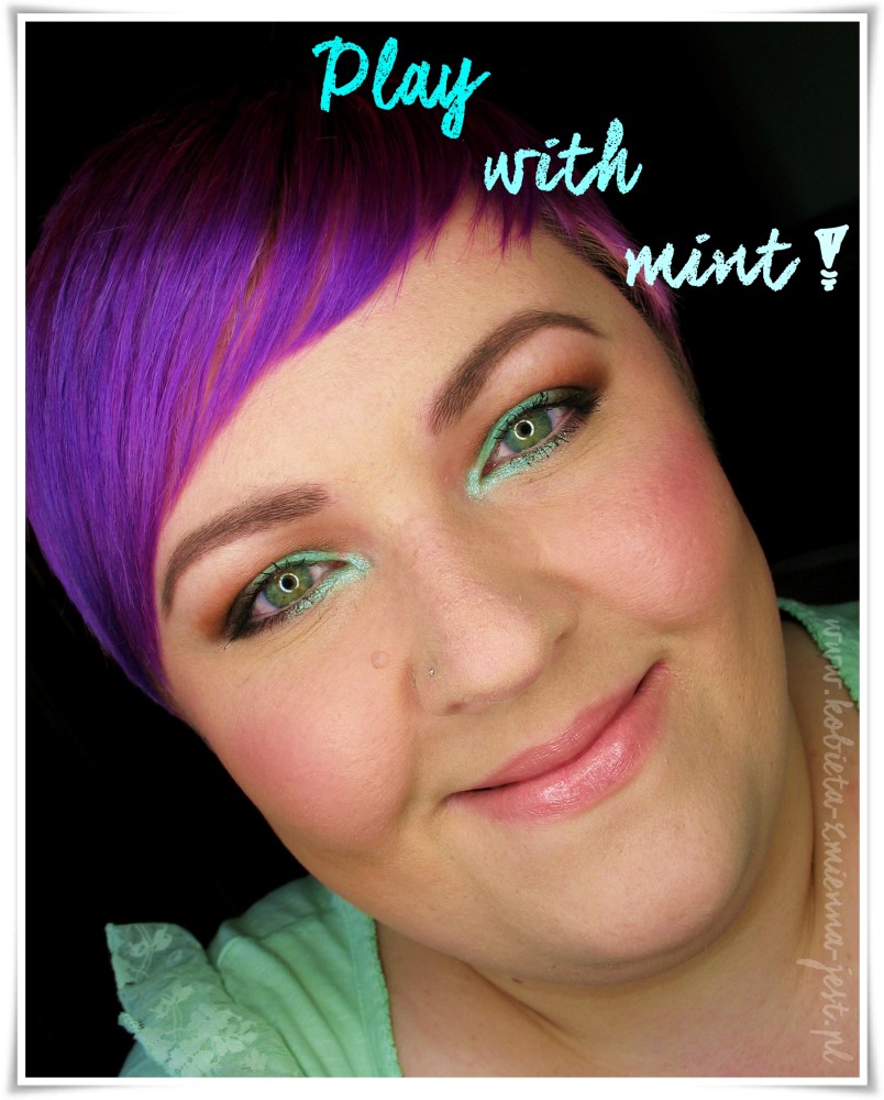 play with mint face makeup