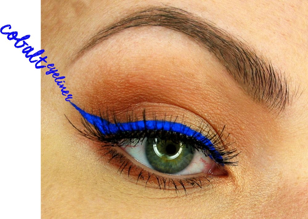 Cat's Eye Liner Tusz do kresek Golden Rose kobaltowy eyeliner hit trendy kreska blog chabrowy eyeliner