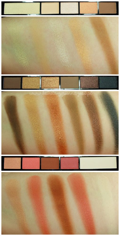 makeup revolution i heart makeup chocolate vice palette swatches review