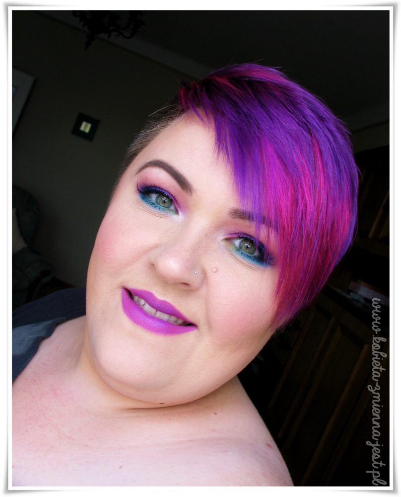 makeup makijaż Makeup Recolution Ultimate Colour Chaos Palette beauty blog brights color face