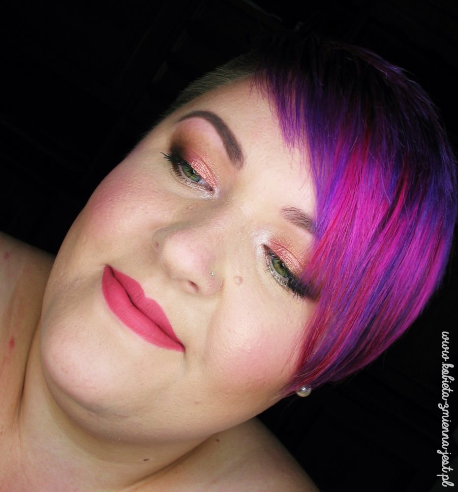 makijaż makeup inglot pigment 50 beauty blog face