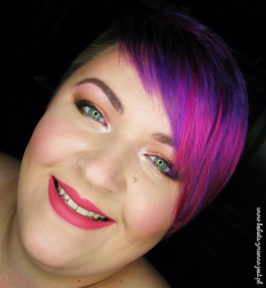makijaż makeup inglot pigment 50 beauty blog smile