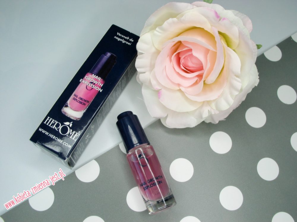 Herome Nail Growth Explosion beauty blog kobieta zmienną jest pielęgnacja paznokci