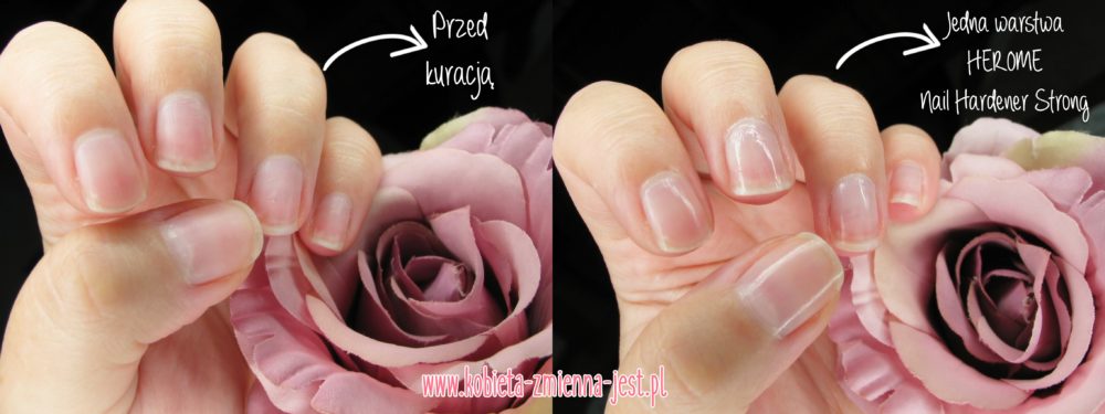 Herome Nail Hardener Strong beauty blog kobieta zmienną jest pielęgnacja paznokci