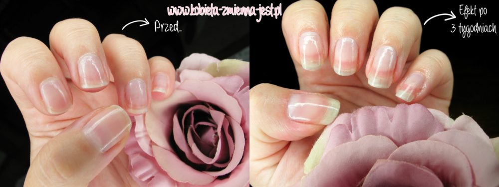 Herome Nail Hardener Strong beauty blog kobieta zmienną jest pielęgnacja paznokci po 3 tygodniach