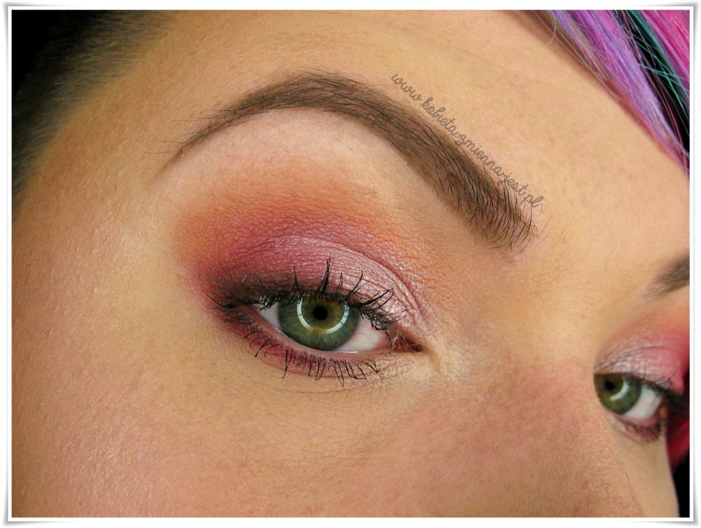 glamshadows matowy cielak słodkie kakao palona kawa migotka jednorożec marsala makijaż beauty blog