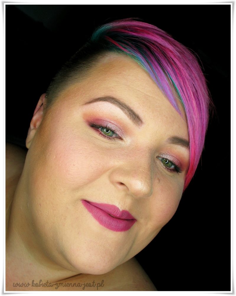 glamshadows matowy cielak słodkie kakao palona kawa migotka jednorożec marsala makijaż beauty blog face